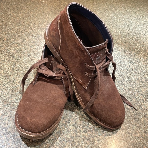 US Polo Assoc Bleeker Chukka size 11 leather lace up brown loafers - Picture 1 of 12